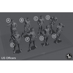 Pack Officiers USA 1/35ème