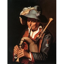 THE BAGPIPER 1/2 ronde bosse