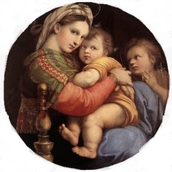 La Vierge à la chaise  1/2...